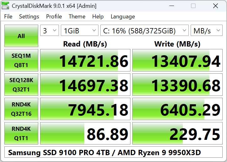 CrystalDiskMark Standard Edition